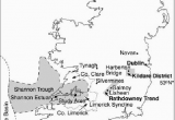 Shannon River Ireland Map Map Of Ireland Showing the Location Of the Shannon Trough