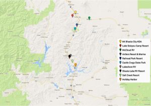 Shasta Lake California Map Shasta Camping What You Need to Know