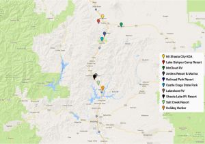 Shasta Lake California Map Shasta Camping What You Need to Know