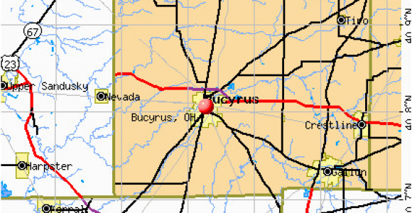 Shelby Ohio Map Bucyrus Ohio Oh 44820 Profile Population Maps Real Estate