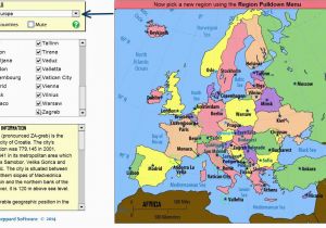 Sheppard software Europe Map Europe Map with Capitals Game