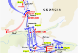 Shiloh Tennessee Map atlanta Campaign Battle Map Kennesaw National Battlefield Park atl