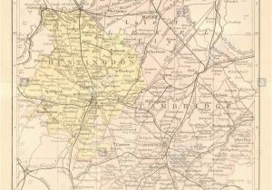 Shire Map Of England Vector Map County Cambridgeshire Stock Photos Vector Map County