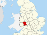 Show Map Of England with Counties Worcestershire Wikipedia