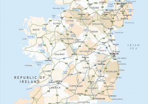 Show Me A Map Of Ireland Ireland Road Map