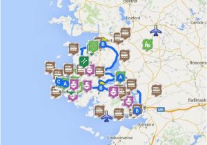 Show Me A Map Of Ireland Map Of Connemara Sights Ireland Ireland Map Connemara Ireland