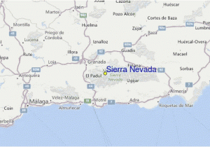 Sierra Nevada Spain Map Sierra Nevada Pra Vodce Po Sta Edisku Mapa Lokaca Sierra Nevada