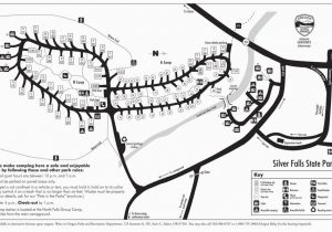 Silver Falls oregon Map Silver Falls State Park Maplets