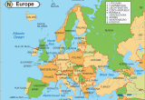 Simple Map Of Europe Countries Map Of Europe with Facts Statistics and History