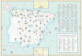 Simple Map Of Spain Relajael Coco Goods Of Spain Map Map Related Stuff Map Map