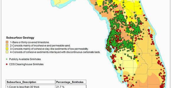 Sinkholes In Georgia Map Florida Sinkhole Map so they Have Hurricanes and Sinkholes Nuts