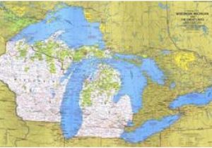 Sister Lakes Michigan Map Affordable Maps Of Michigan Posters for Sale at Allposters Com