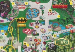 Six Flags California Map Park Map Six Flags Great America