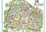Six Flags Georgia Map I Found This Inaugural Year Map From Six Flags Over Mid America at