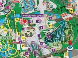 Six Flags Georgia Park Map Park Map Six Flags Great America