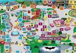Six Flags New England Map Park Map Six Flags Great Adventure