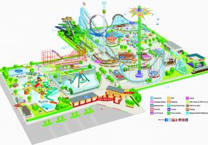 Six Flags Over Georgia Park Map 2014 Cliff S Amusement Park Map Map Travel Pinterest Map Park