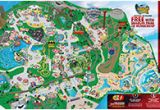 Six Flags Over Georgia Park Map Park Map Six Flags Great America