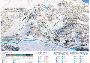 Ski In France Map Trail Map Arkhyz