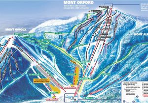Ski Ohio Map 2007 09 Downhill Published In 2007 at Mont orford Ski Maps