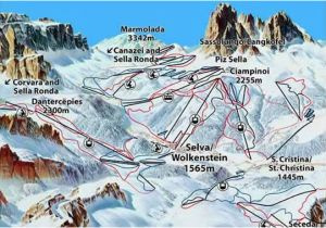 Ski Ohio Map Ski Map Val Gardena Skiing Bella Italia Italia
