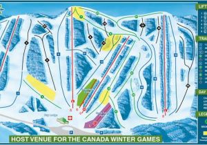 Ski Resorts Canada Map 2019 area Map Canyon Ski Resort