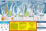 Ski Resorts Canada Map Blue Mountain Trail Map Onthesnow