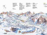 Ski Resorts In Italy Map Cortina D Ampezzo Slope Map Dolomiti Superski