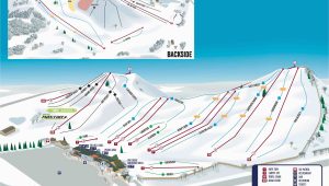 Ski Resorts In Michigan Map Mt Brighton Trail Map Onthesnow