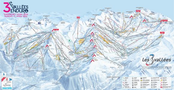 Ski Resorts In Ohio Map Three Valleys Piste Map