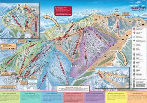 Ski Resorts In oregon Map Canyons Trail Map Park City Utah Park City Utah Trip Planning