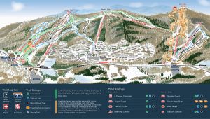 Ski Resorts Michigan Map Mountain Creek Resort Trail Map Onthesnow