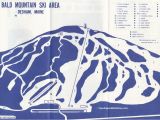 Ski Resorts New England Map 1971 72 Bald Mountain Trail Map New England Ski Map Database