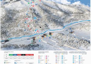 Skiing Canada Map Trail Map Arkhyz
