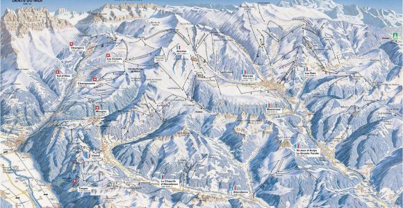 Skiing France Map French Alps Map France Map Map Of French Alps where to Visit