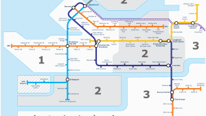 Skytrain Canada Line Map Canada Line Wikivisually