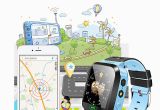 Smart toys Canada Map Bakeey Waterproof Tracker sos Call Children Smart Watch for android Ios