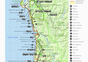 Smith River California Map Jedediah Smith Campground Outdoor Project