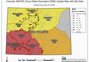 Snotel Colorado Snowpack Map January 2018 Coyote Gulch Page 2