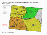 Snotel Colorado Snowpack Map Snowpack News Part 2 Gunnison and Yampa White Flirt with 2002