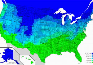 Snow Accumulation Map Michigan Map How Much Snow It Typically Takes to Cancel School In the U S