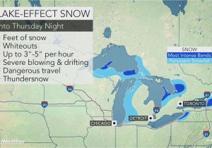 Snow Accumulation Map Michigan Prolonged Lake Effect Snow event to Bury Eastern Great Lakes with