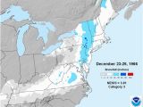 Snow Accumulation Map New England Christmas Eve 1966 Snowstorm Weatherworks