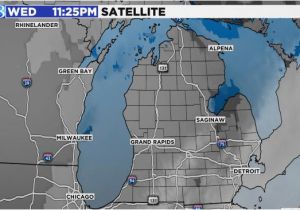 Snow Cover Map Michigan Radar Satellite