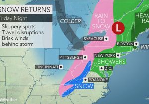 Snow Cover Map Michigan Snow to Create Added Travel Headaches In Parts Of Appalachians