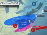 Snow Coverage Map Canada Weekend Storm to Unleash Snow Ice From north Carolina to