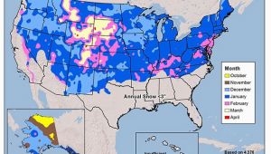 Snow Coverage Map Canada where March and April are the Snowiest the Weather Channel