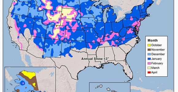 Snow Coverage Map Canada where March and April are the Snowiest the Weather Channel