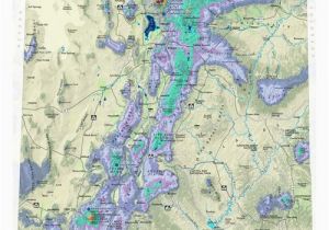 Snow Depth Map California Maps Mitchell Geography