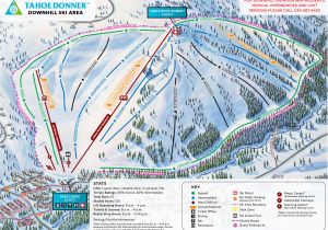 Snow Depth Map California Tahoe Donner Snow History Onthesnow